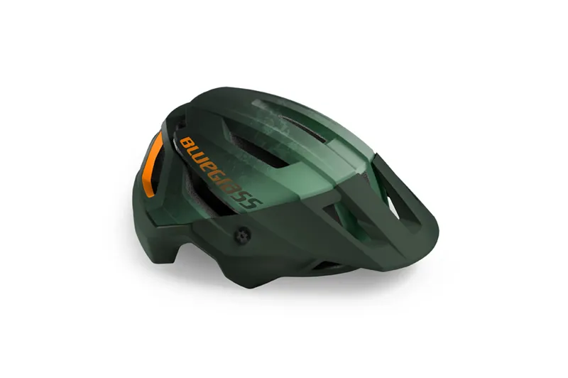 Bluegrass Rogue MTB Helmet In Matte Green / Orange